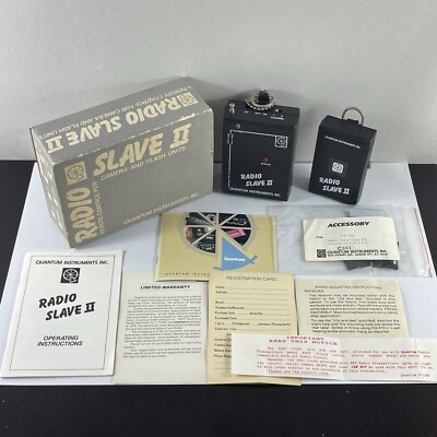 Quantum Radio Slave II Frequency D Wireless Receiver & Transmitter Camera Flash