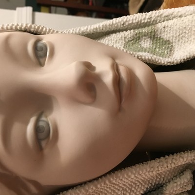 Vintage Lladro 1969 HUGE RETIRED Lady GIRL'S HEAD Bust CABEZA 1003