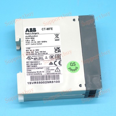 New ABB CT-MFE Time Relay 0.05s-100h 24-240VAC/DC free Shipping