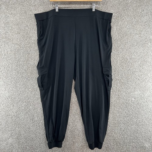 On active pants サイズL Lisa Rinna Collection Women's Active Pants Size 2X Black