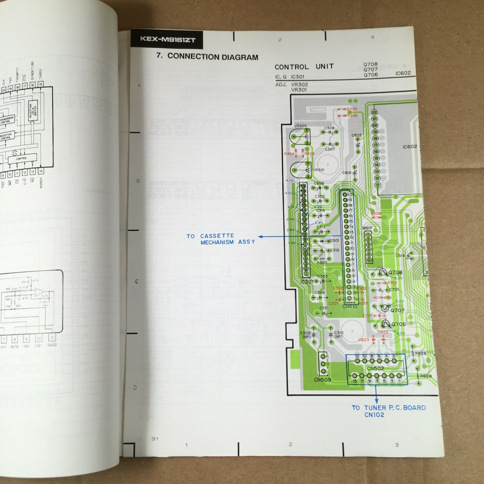 Pioneer Service Manual CRT1367 KEX-M9161ZT (installed in Lexus SC400 and SC300)