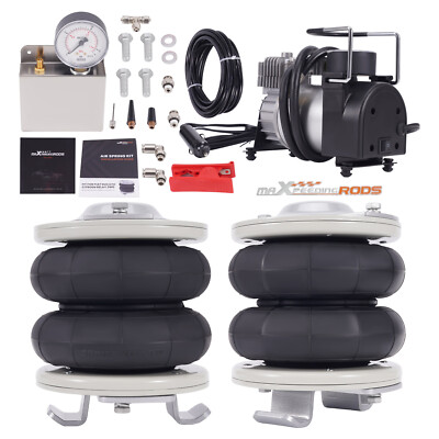 Pair Air Spring Bag Suspension Kit For Fiat Ducato Peugeot Boxer 1994- 4000kg