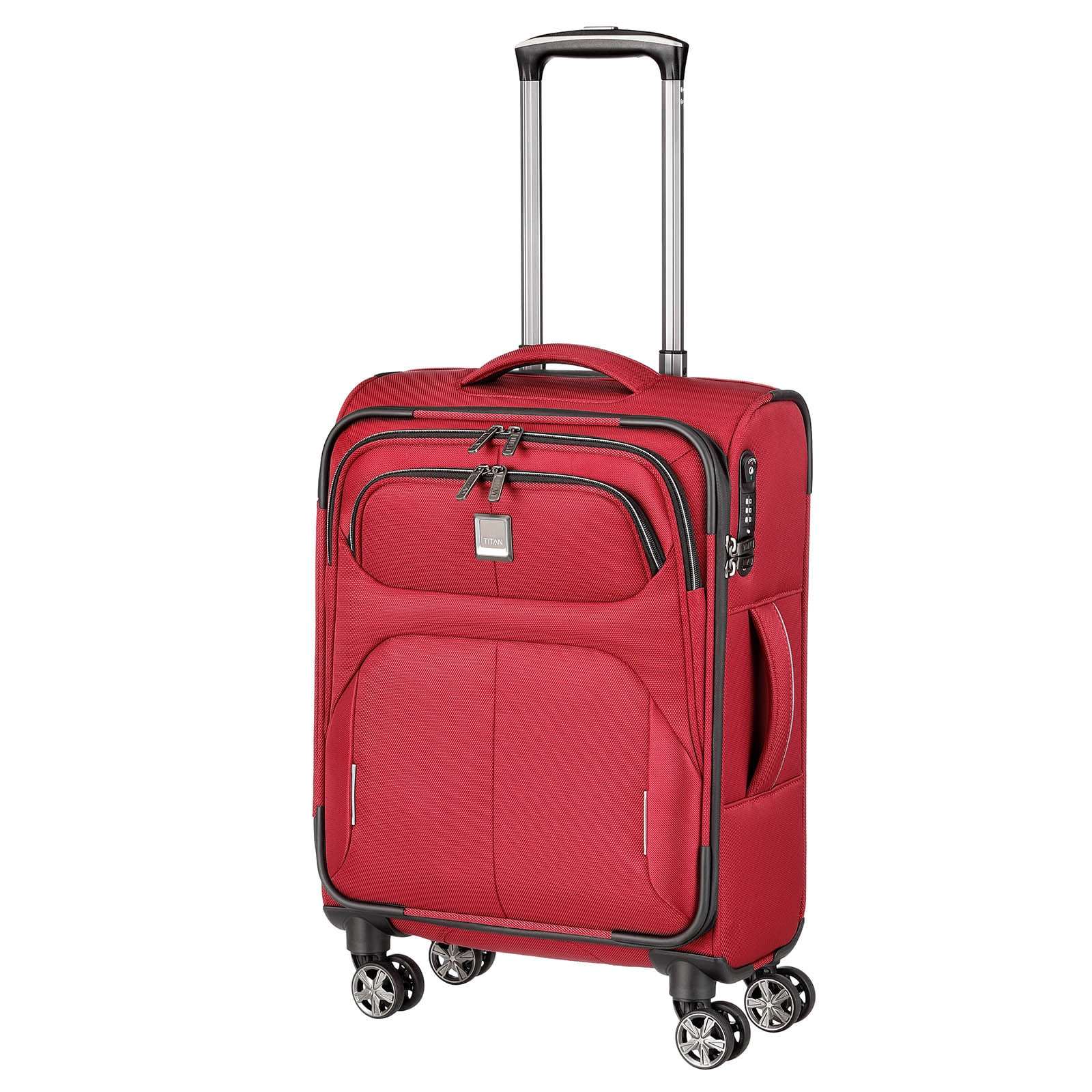 TITAN NONSTOP Trolley 55cm Rot Boardtrolley Kabinentroley Handgepäck Reisekoffer