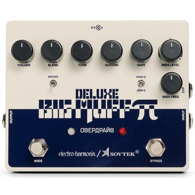 Electro-Harmonix Sovtek Deluxe Big Muff Pi Distortion/Sustainer Effects Pedal