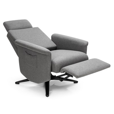 Massage Recliner Chair Swivel Reclining Sofa Lounge Heating & Vibration Function