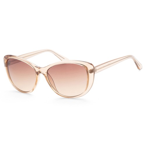Женские солнцезащитные очки Calvin Klein CK19560S-270 модного коричневого цвета с кристаллами