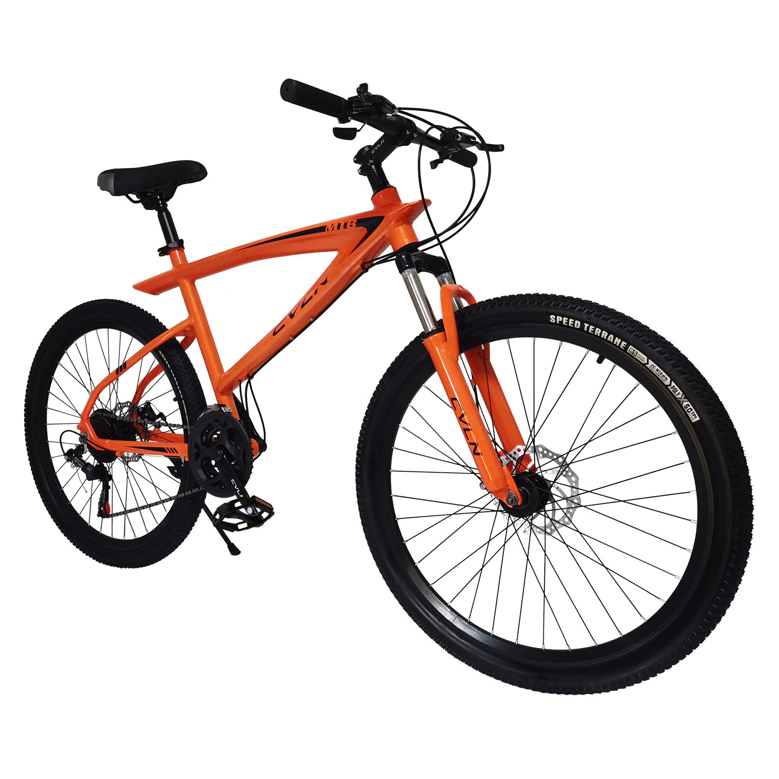 Mountain Bike Disc Brake 26 Inch Wheels 21 Speed Aluminum Alloy Frame Bicycle US