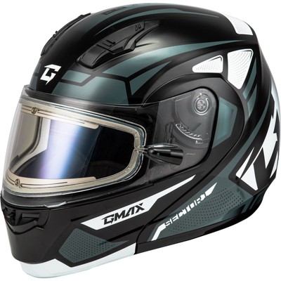 MD-04S Sector Snow Helmet w/Electric Shield - Black/Silver - Medium M4043365