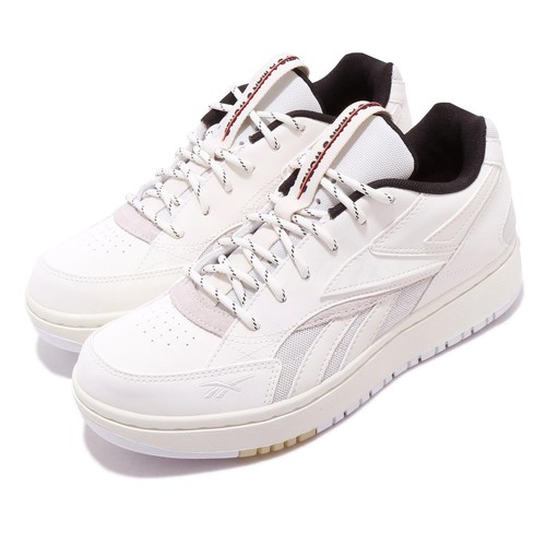 

Reebok Court Double Mix Chalk White Black Женская классическая повседневная обувь EG6049, Бежевый, Court Double Mix