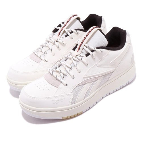 Reebok Court Double Mix Chalk White Black Женская классическая повседневная обувь EG6049