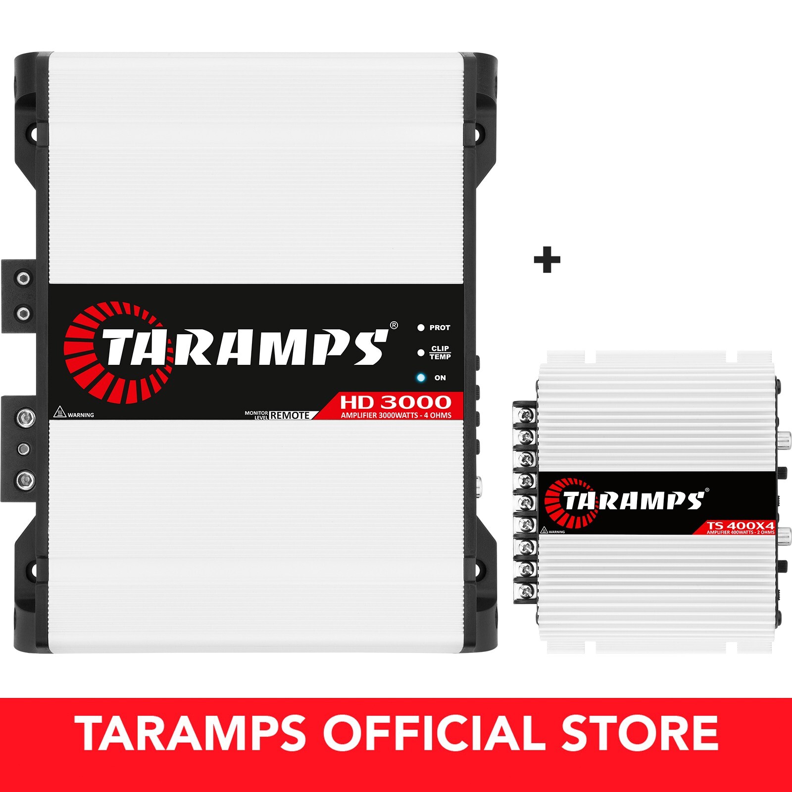 Taramps HD 3000 4 Ohms 3000 Watts RMS Car Audio Amplifiers + Taramps HD 3000 4 Ohms 3000 Watts RMS Car Audio Amplifiers +