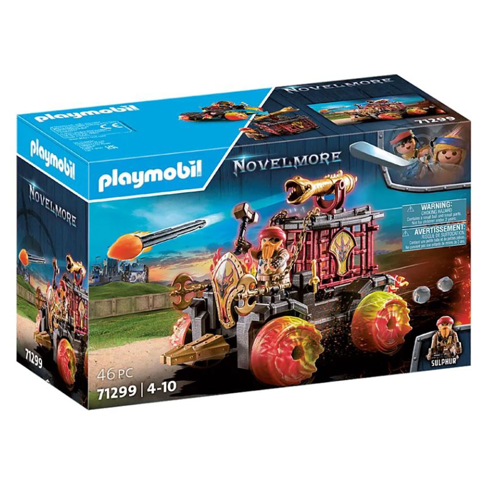 Playmobil Novelmore Burnham Raiders Battering Ram Building НОВЫЙ набор