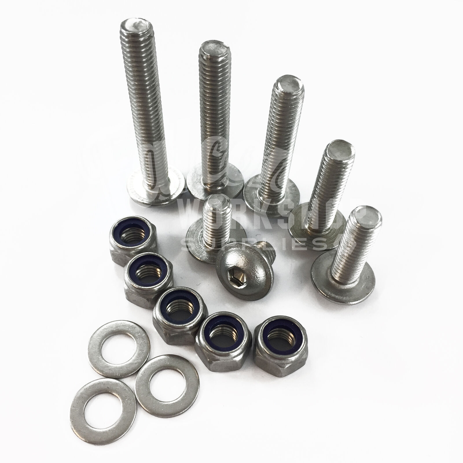 5mm A2 STAINLESS STEEL FLANGED BUTTON HEAD SOCKET FLANGE SCREWS BOLTS BW M5