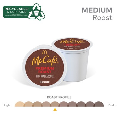 McCafe, Premium Roast Coffee, Keurig Single Serve K-Cup Pods, 48 Count