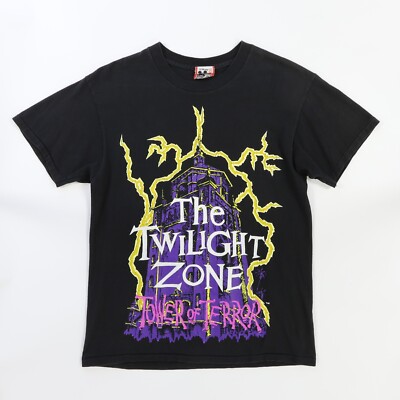 Vintage Twilight Zone Tower Of Terror Disney T-Shirt Size Medium 90s