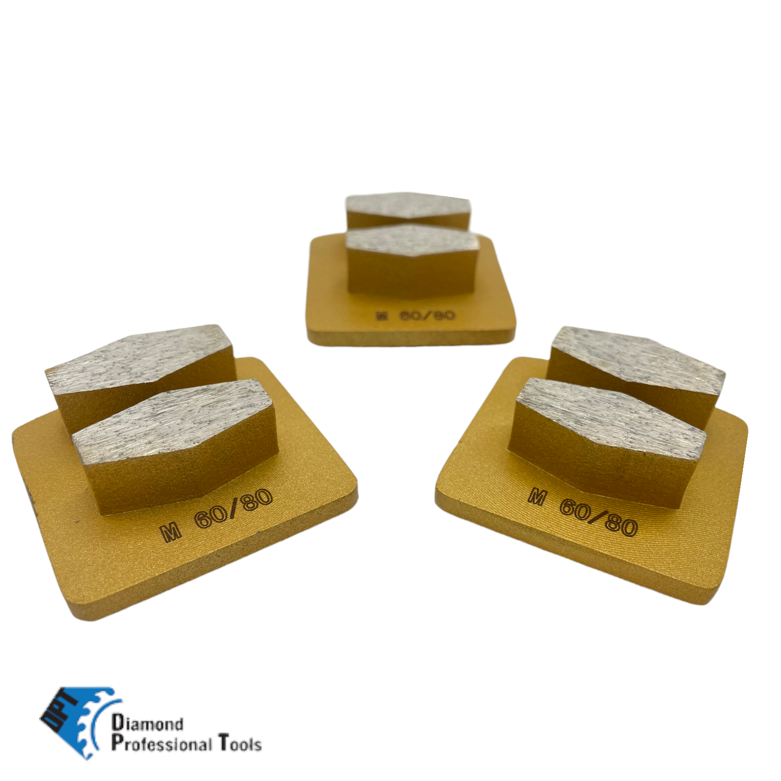 9 Pack Grinding Discs for Husqvarna PG Concrete Grinders Medium Bond 60 Grit