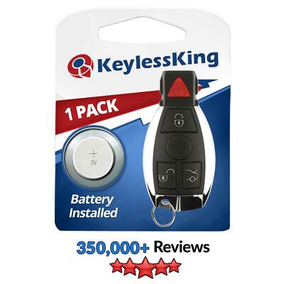 Replacement for Mercedes-Benz IYZDC Keyless Entry Remote Car Key Fob Control