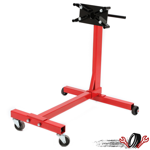 Engine Stand 1500lbs Motor Hoist Dolly 360 Degree Adjustable Mounting Head