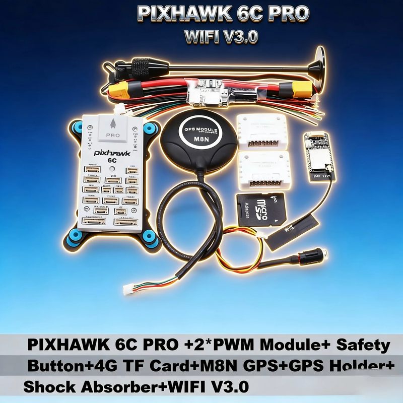 PIXHAWK 6C PRO White shell PX4 32 Bit Flight Controller Autopilot with 4G SD Saf
