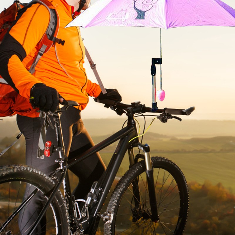 Bike Bicycle Wheelchair Stroller Chair Umbrella Connector Holder Mount Stand