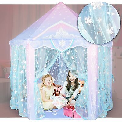 Princess Tent, Frozen Toy for Girls, Large Playhouse Ice Castle Play Tent for...