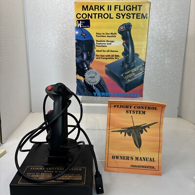 VTG Thrustmaster Mark II Flight Control System w/ Box & Manual