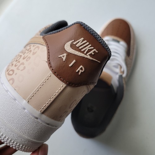 Pre-owned Nike Air Force 1 Low Cheetah Leopard Print Women's Sneakers Custom In Beige