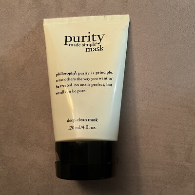 Philosophy Purity Made Simple Face Mask Deep Clean 120 ml New
