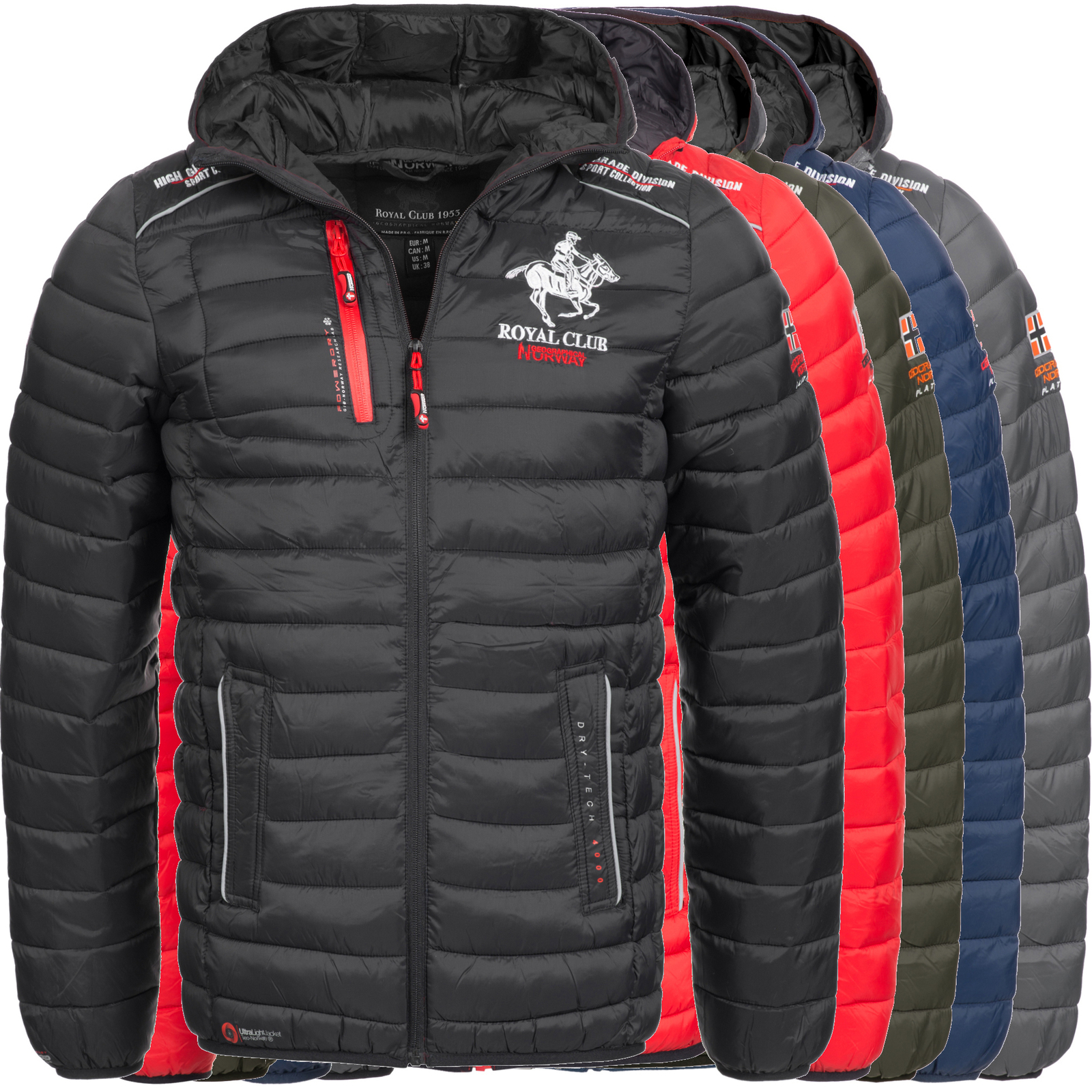 Geographical Norway Jacke Herren Winterjacke Stepp Daunen Look Übergang OMBRICK