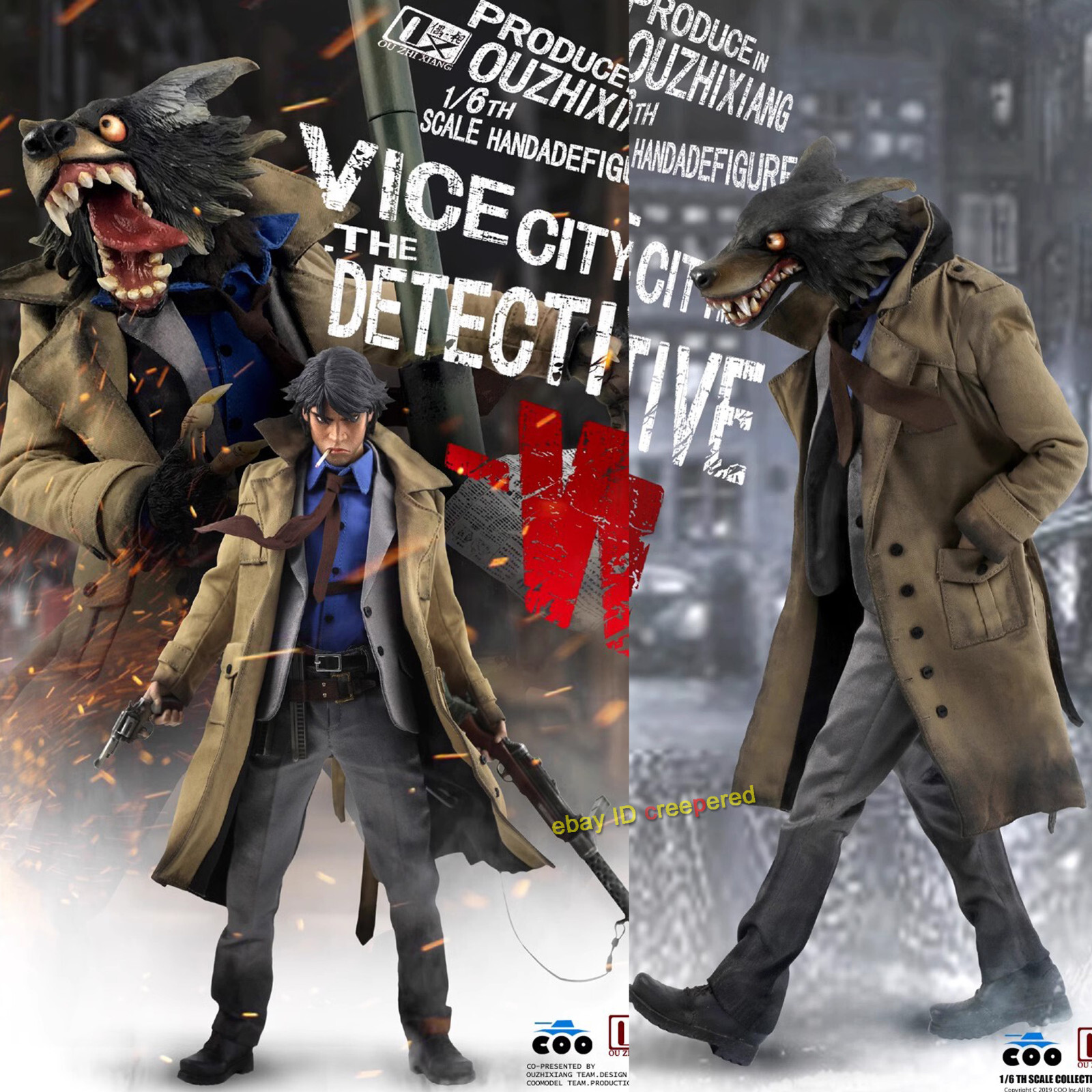 COOMODEL x OUZHIXIANG 1/6 バイスシティ ディテクティブ COOMODEL x OUZHIXIANG Vice City Detective 1/6 Action Figure