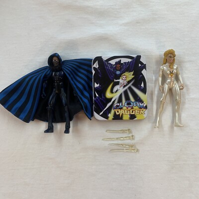 Marvel Comics Cloak and Dagger Action Figure Collector's Set Complete