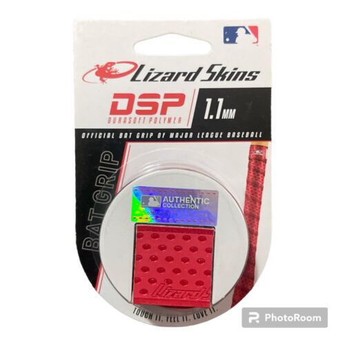 Lizard Skins Dura Soft 1.1mm Bat Grip Red DSPBW150 Baseball 