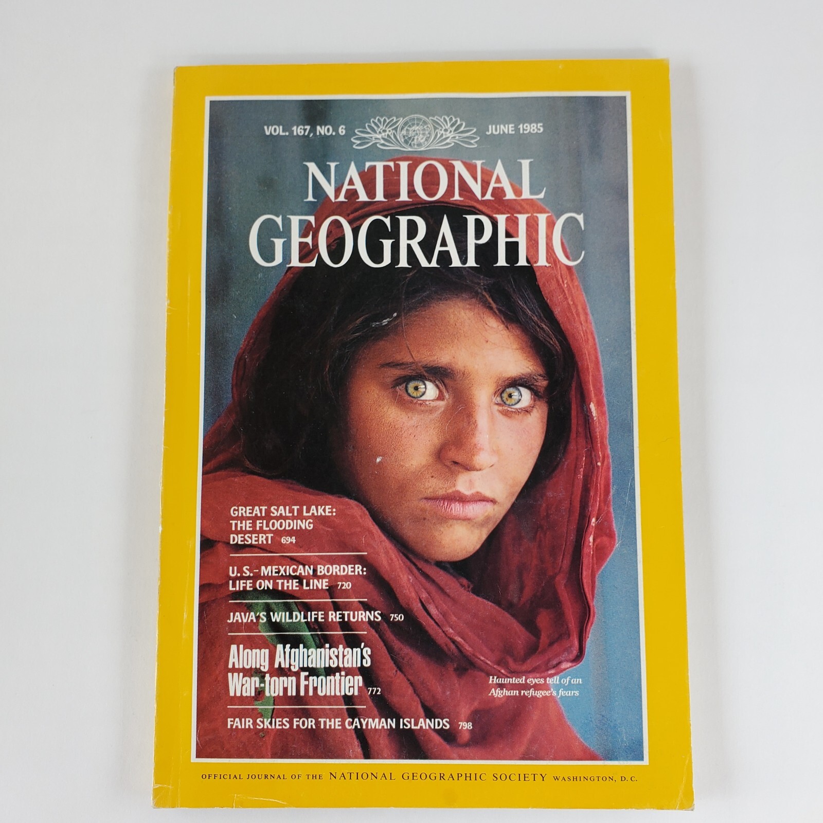 National Geographic Magazine June 1985 Vol 167 no 6 Back