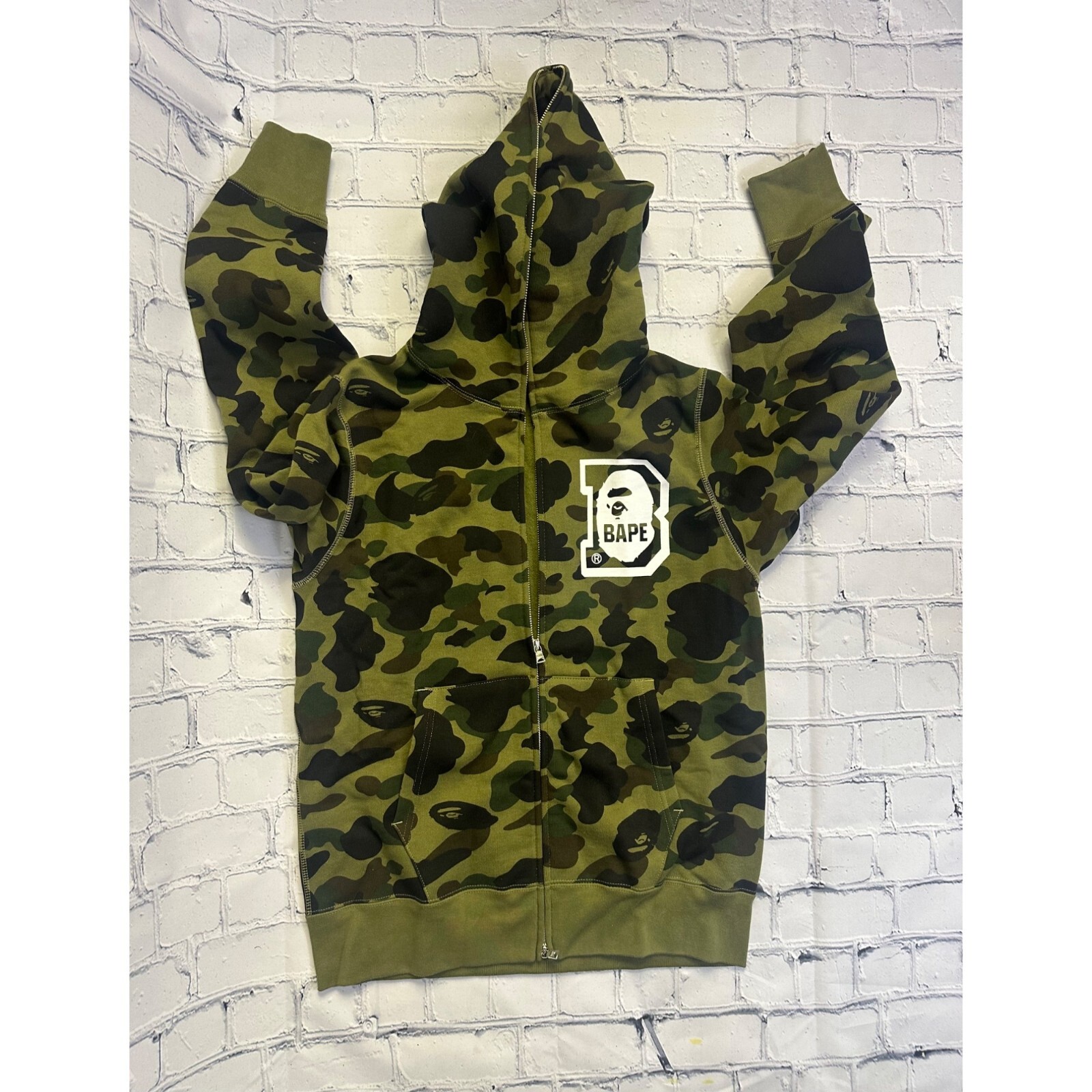 トップス A BATHING APE 1ST CAMO COLLEGE ZIPHOODIE A BATHING APE 1st Camo Bape Full Zip Hoodie | eBay