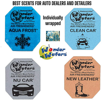 Wonder Wafers Air Fresheners - Best 4 Scents For Auto Dealers & Detailers