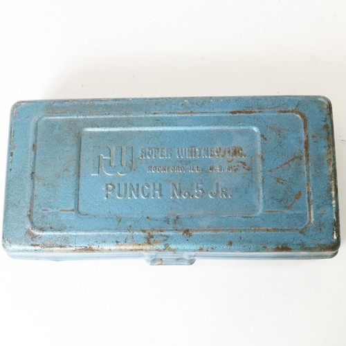 Vtg Roper Whitney Hand Metal Punch Tool No. 5 Jr USA