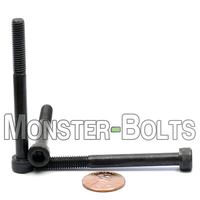 M6 Socket Head Cap Screws, 12.9 Alloy Steel w/ Black Oxide DIN 912, Coarse 1.0