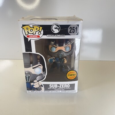 Sub-Zero Funko Pop Games Mortal Kombat X #251 Limited Edition Chase Variant CIB