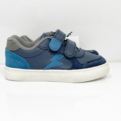 Off Brand Boys Blue Hook And Loop Low Top Повседневная обувь Кроссовки Размер 10,5, Синий