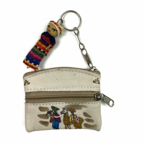 South America Pouch Souvenir Llama Keychain Doll Travel Coin Change Collectible