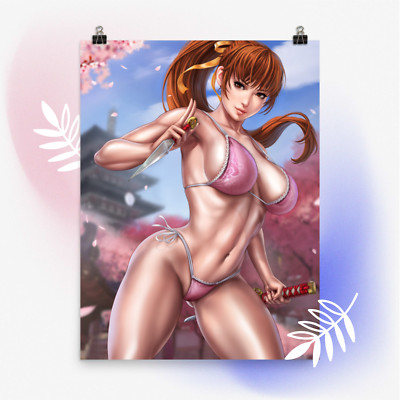 Dead or Alive Kasumi Swimsuit Premium Luster Poster