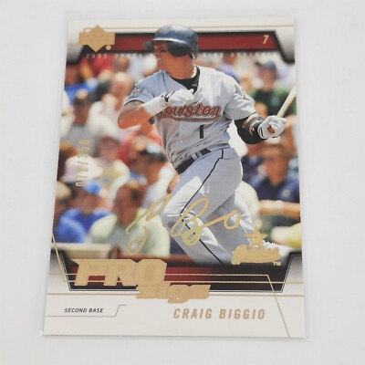 2005 Upper Deck Pro Sigs #35 Craig Biggio Houston Astros HOF