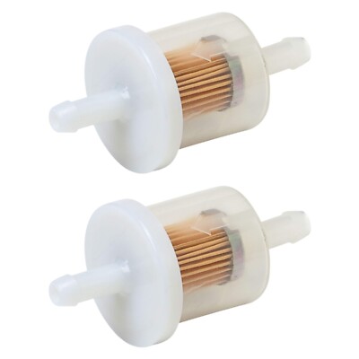 2 PACK Oregon 07-063 In-line Fuel Filter 15 Micron Fits Kawasaki