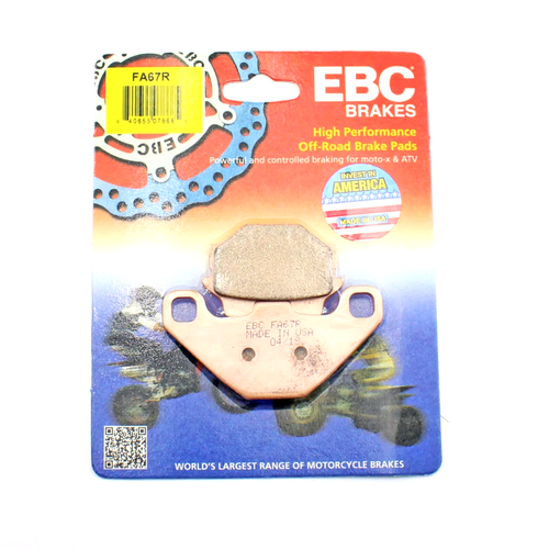 EBC Brake Pads HH Sintered for 1987-2007 Kawasaki KL 650 A KLR650 Rear 1 Pair