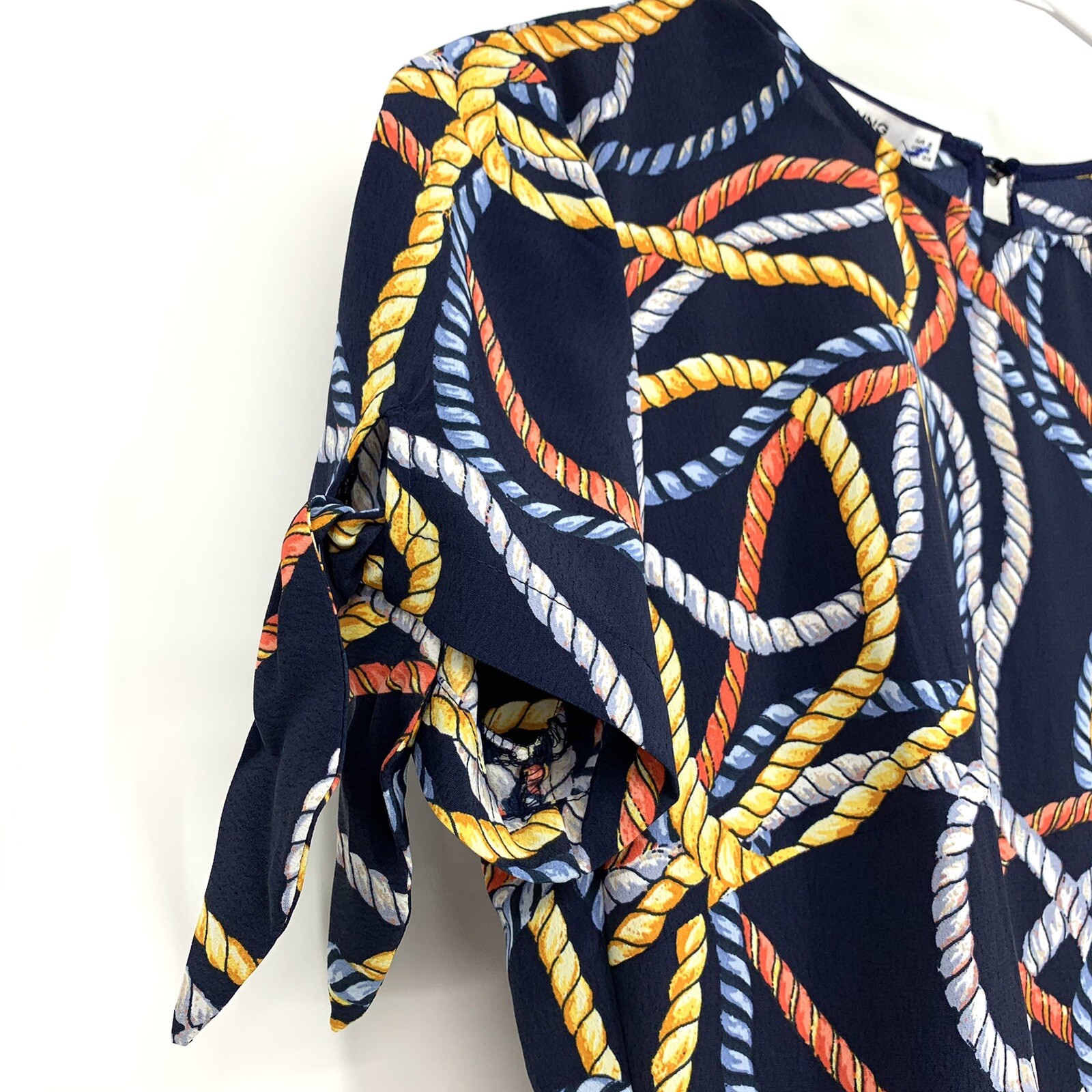 Mango scarf print dress top