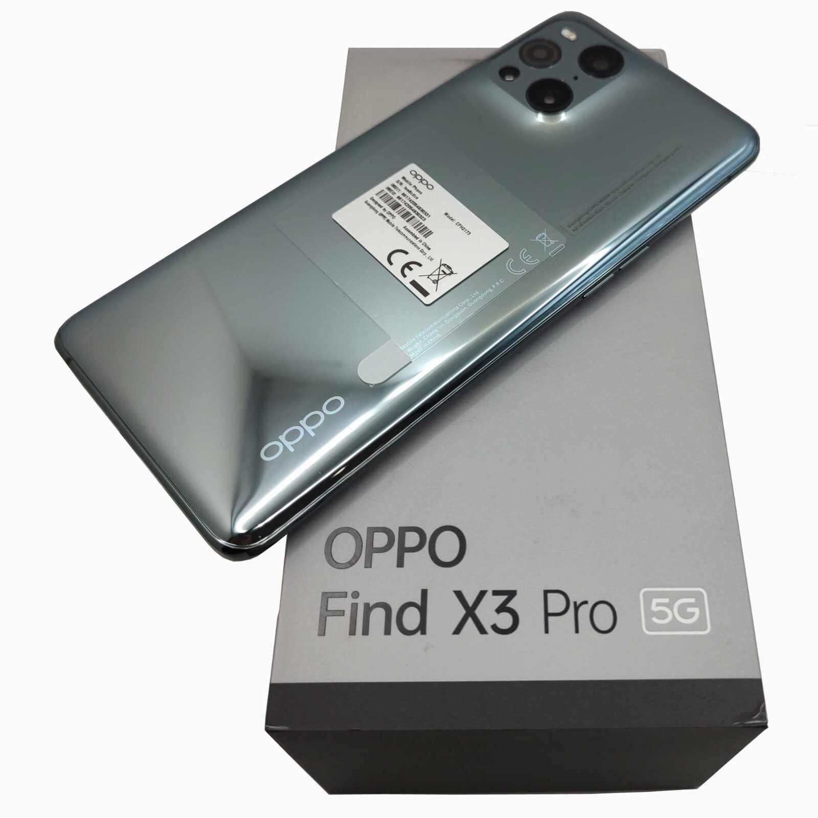 SIMフリー Oppo Find X3 Pro 5G CPH2173 デュアルSIM 256GB ブルー系
