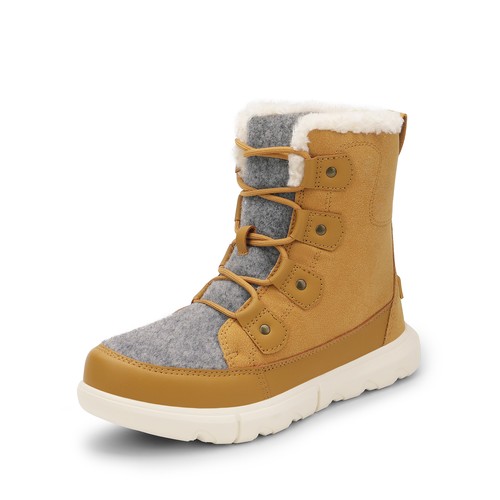 Winter Boots Cozy Faux Fur Anti-Slip Snow Boots Lace Up Ankle Booties for Women