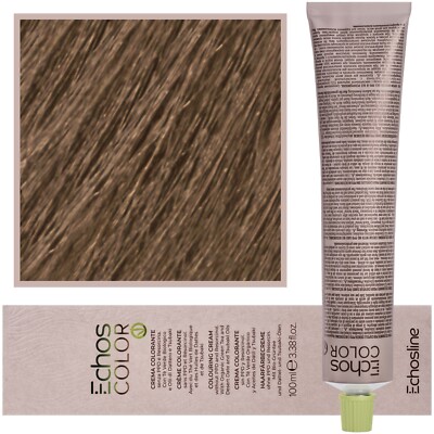 Echosline Echos Color Colouring Cream, vegane permanente Haarfarbe, 100ml
