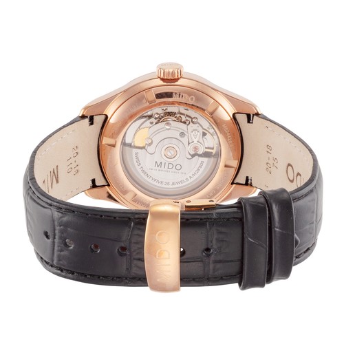 Pre-owned Mido Men's M0244283605100 Belluna Ii 40mm Automatic Watch