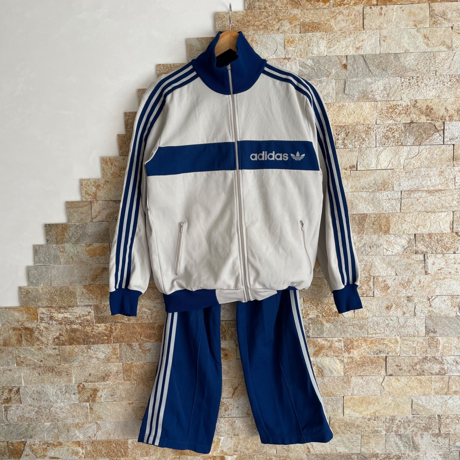 Adidas Vintage TrackSuit Made In Yugoslavia 70-80s Man's M Adidas Vintage TrackSuit Made In Yugoslavia 70-80s Man's M